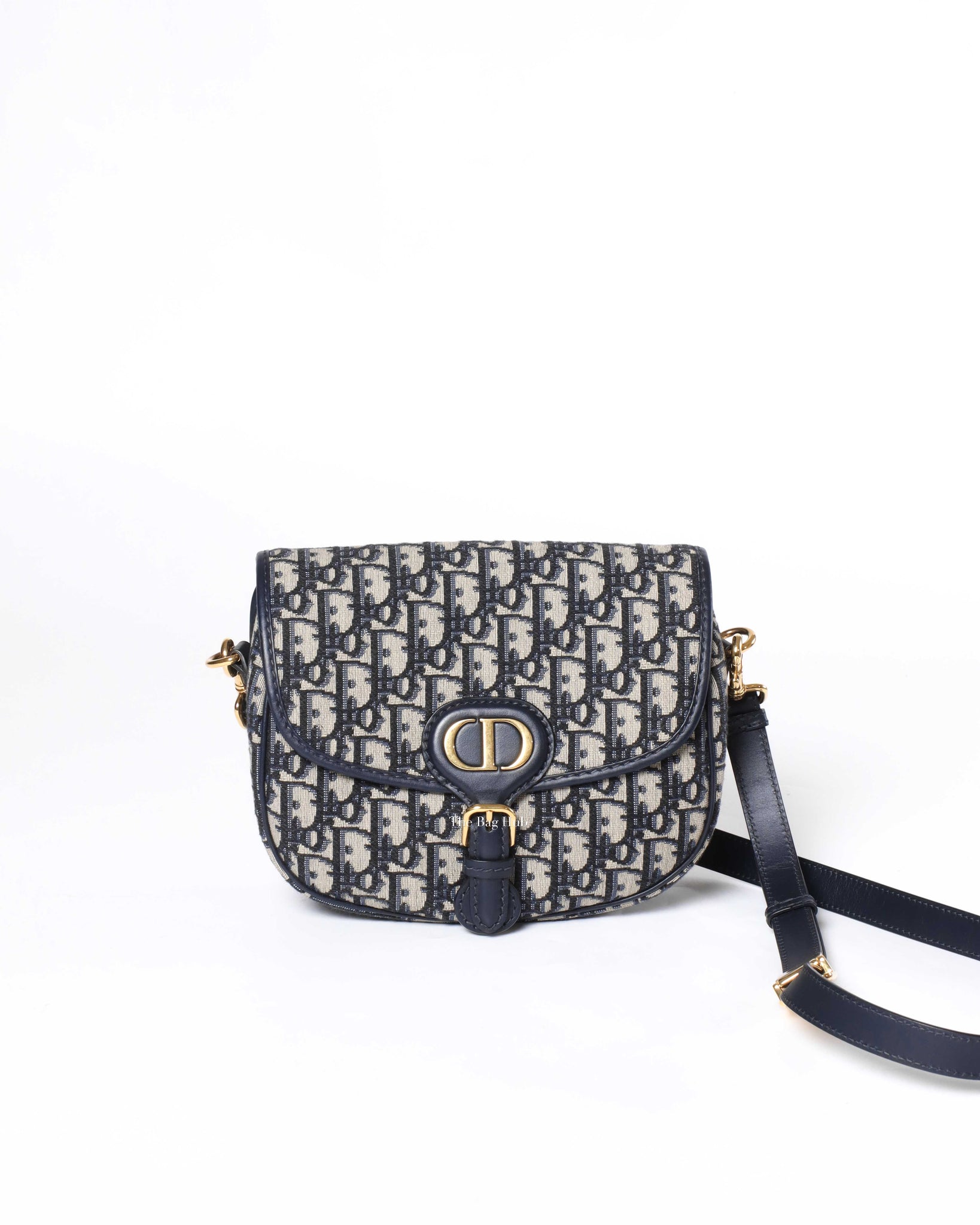 Dior Blue Oblique Medium Bobby Crossbody Bag-2