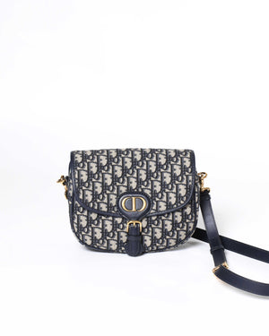 Dior Blue Oblique Medium Bobby Crossbody Bag-2