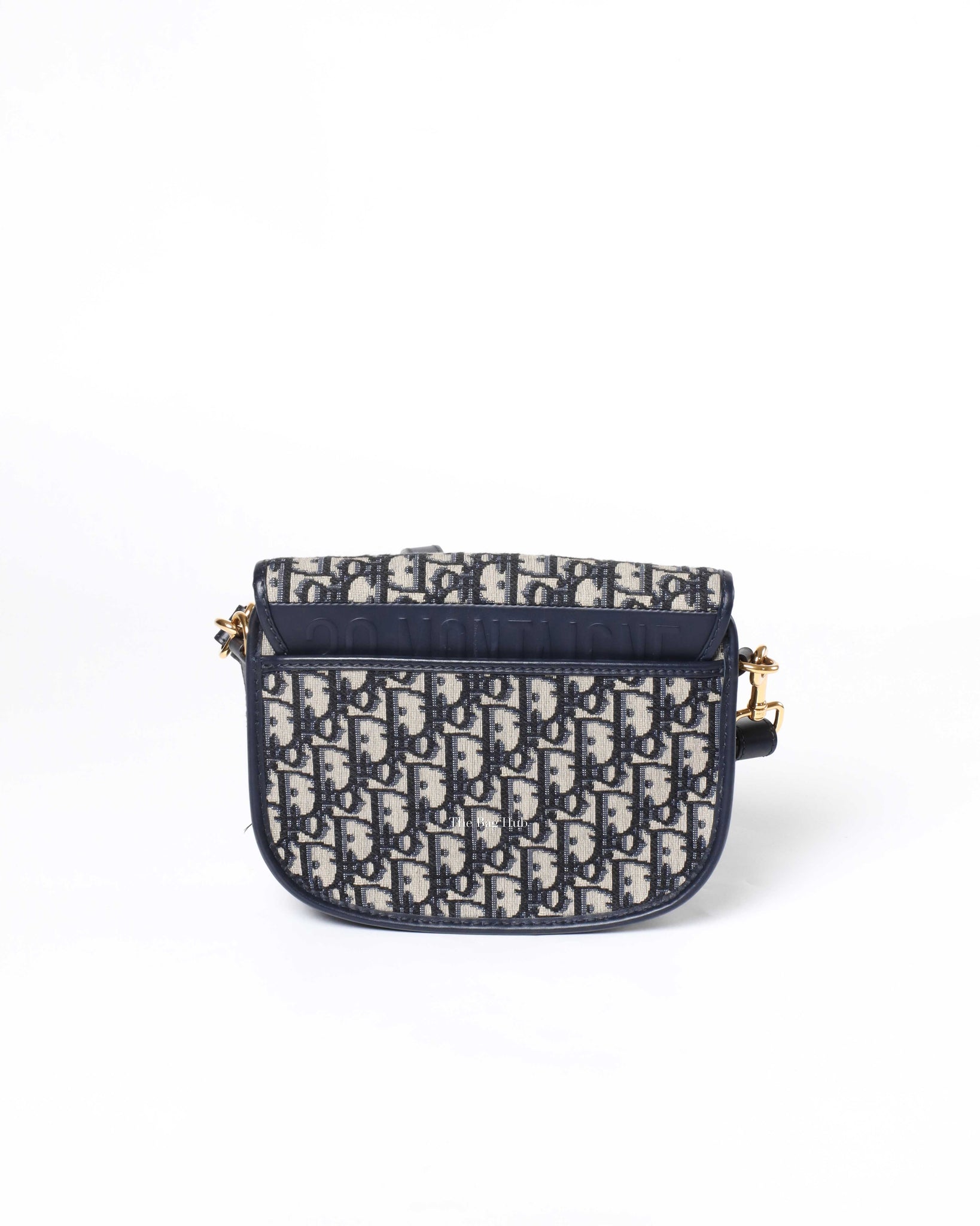 Dior Blue Oblique Medium Bobby Crossbody Bag-3