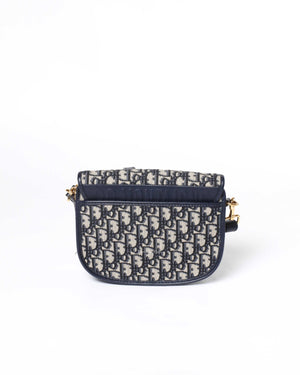 Dior Blue Oblique Medium Bobby Crossbody Bag-3