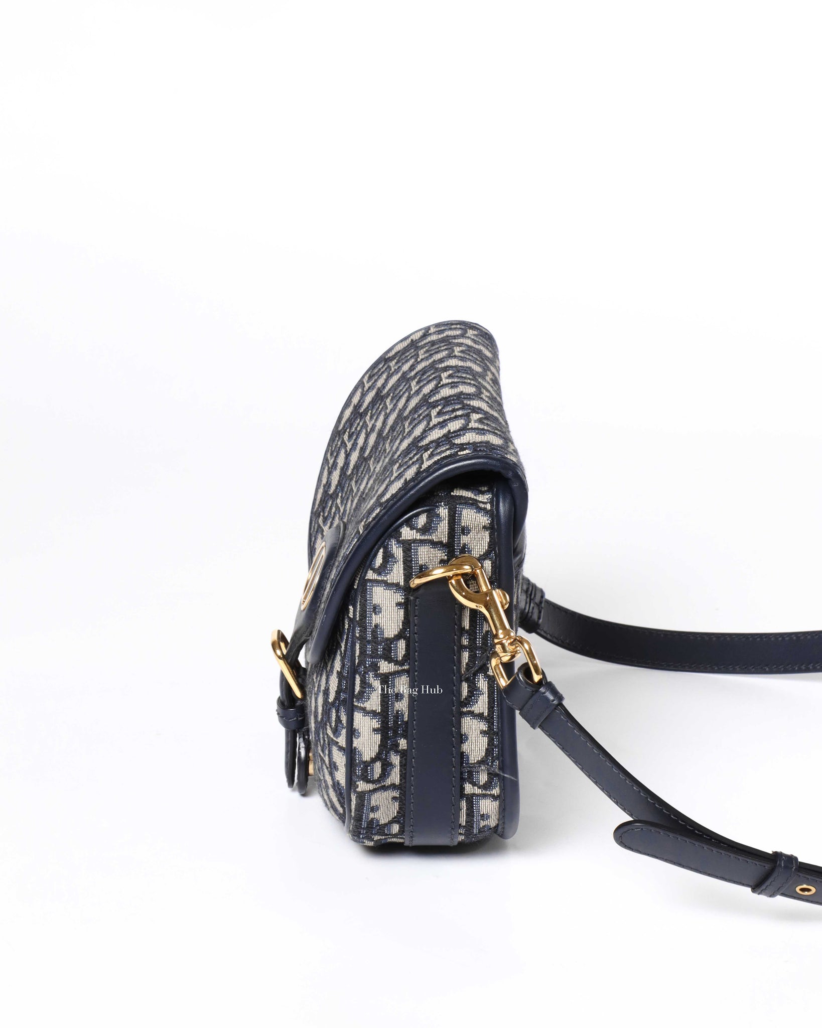 Dior Blue Oblique Medium Bobby Crossbody Bag-5