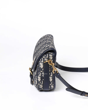 Dior Blue Oblique Medium Bobby Crossbody Bag-5