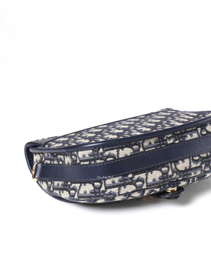 Dior Blue Oblique Medium Bobby Crossbody Bag-9