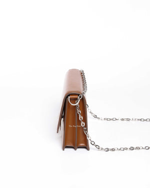 Givenchy Chesnut Calf Leather Medium 4G Chain Bag-5
