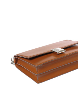 Givenchy Chesnut Calf Leather Medium 4G Chain Bag-7