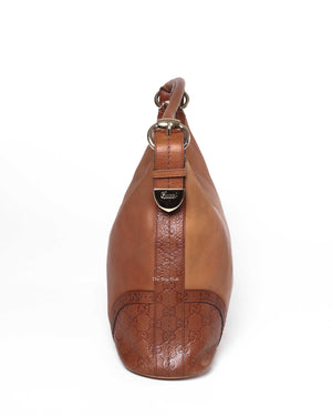 Gucci Brown Leather Signoria Shoulder Bag-4