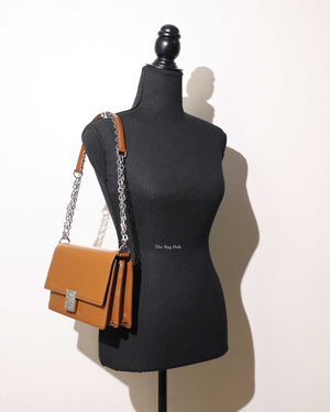Givenchy Chesnut Calf Leather Medium 4G Chain Bag-13