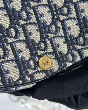 Dior Blue Oblique Medium Bobby Crossbody Bag-25