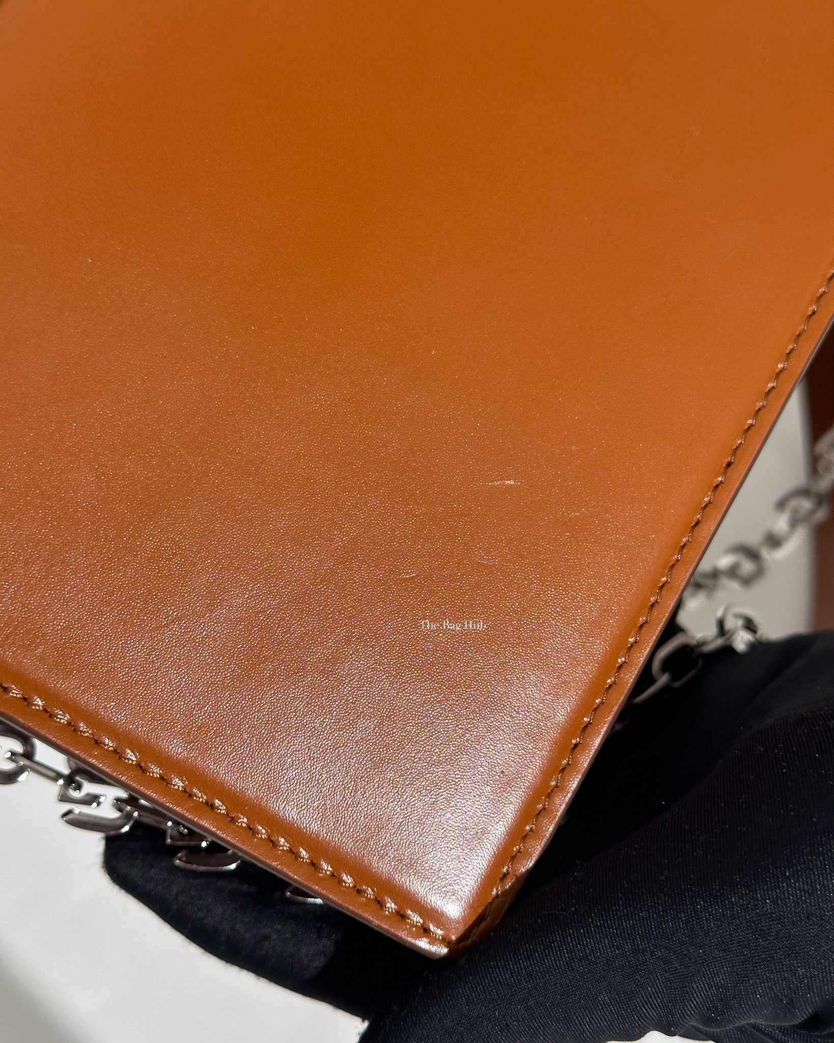 Givenchy Chesnut Calf Leather Medium 4G Chain Bag-15