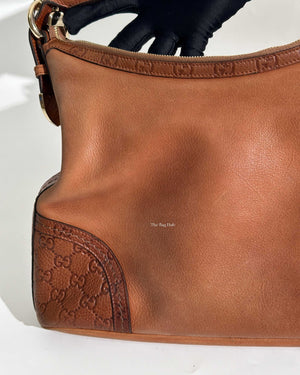 Gucci Brown Leather Signoria Shoulder Bag-15