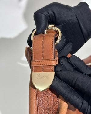 Gucci Brown Leather Signoria Shoulder Bag-19