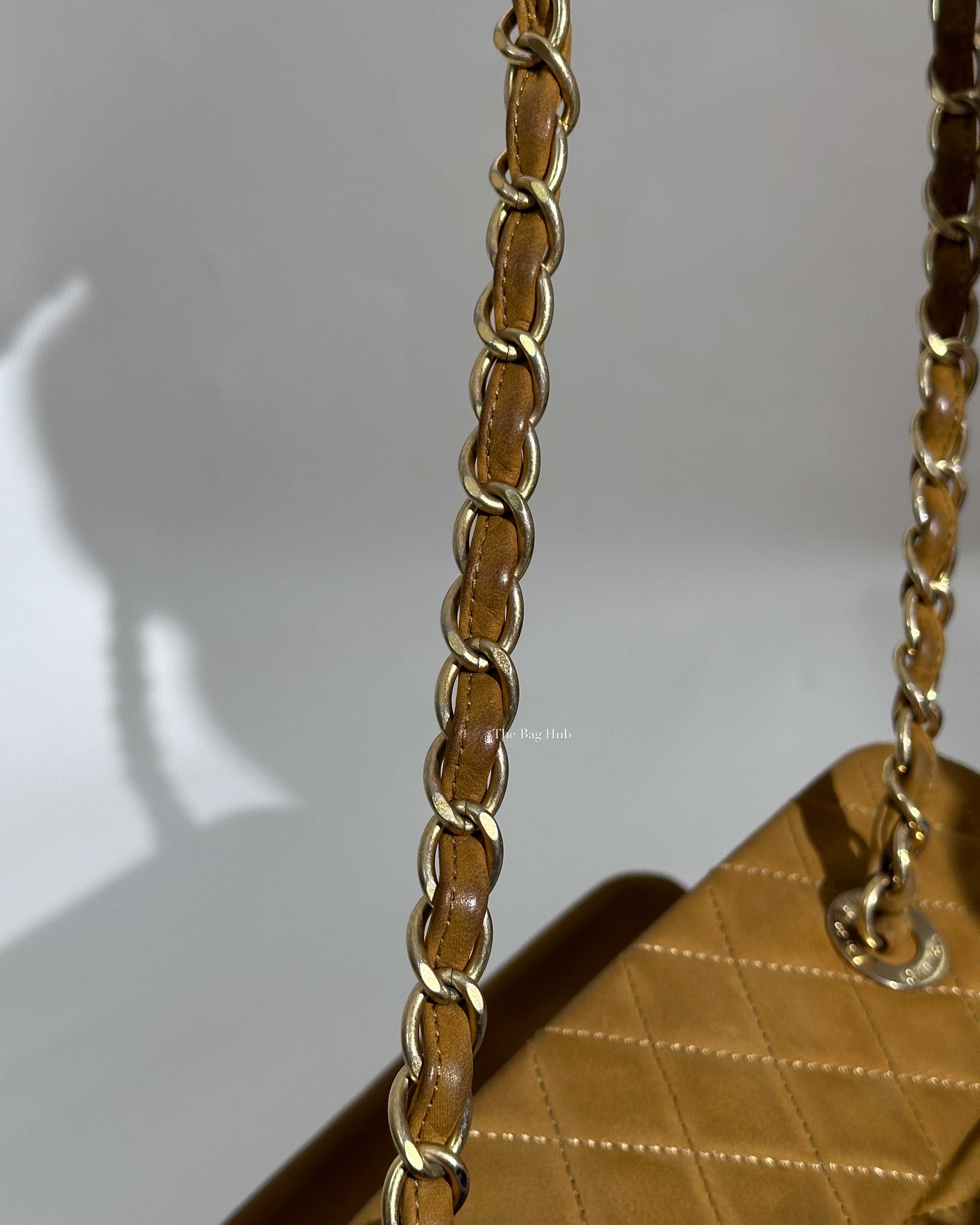 Chanel Mustard Iridescent Calfskin Chic Quilt Bowling Bag GHW-27