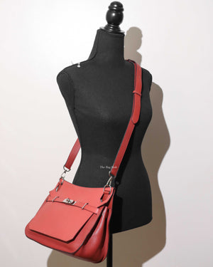 Hermes Rose Tea Swift/Togo Jypsiere 28 Bag-12