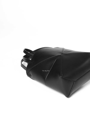 Loewe Black Mini Puzzle Fold Tote Bag-9