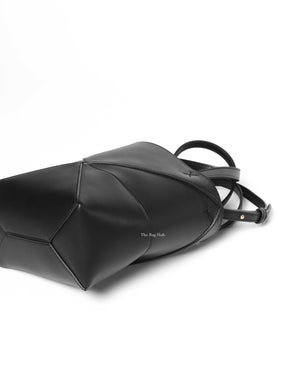 Loewe Black Mini Puzzle Fold Tote Bag-10