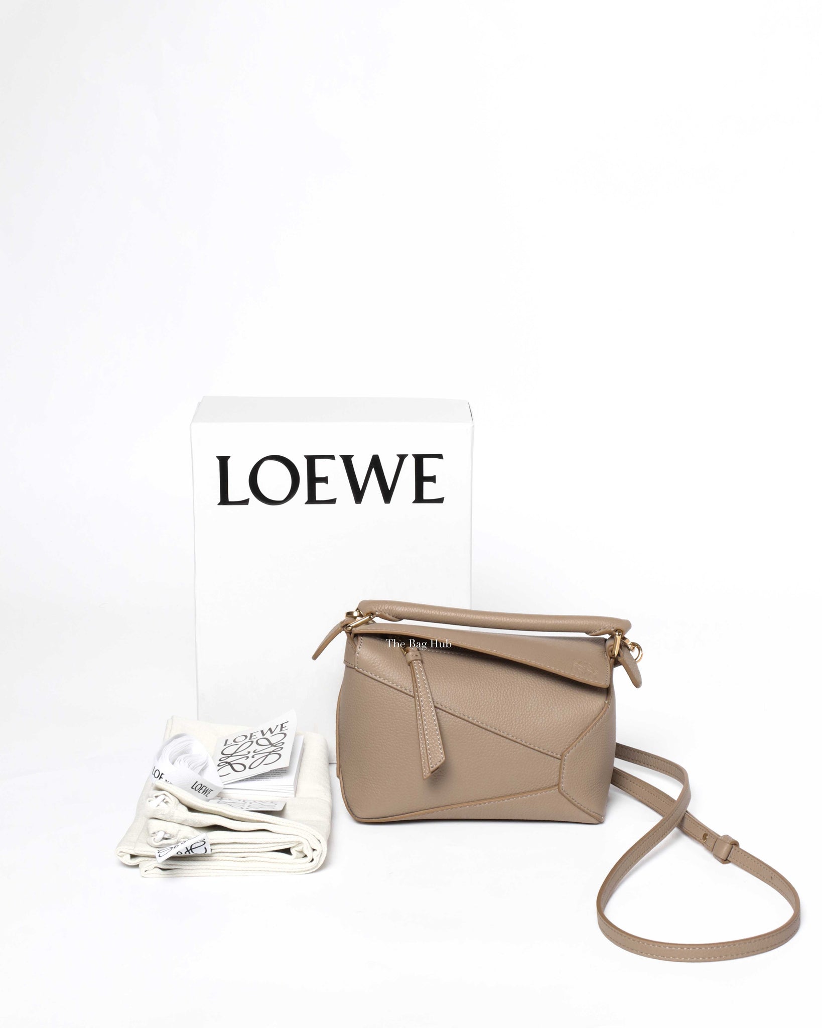 Loewe Sand Mini Puzzle Crossbody Bag-13