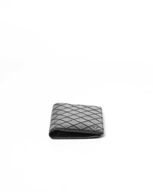 Chanel Black Surpique Leather Long Wallet-4