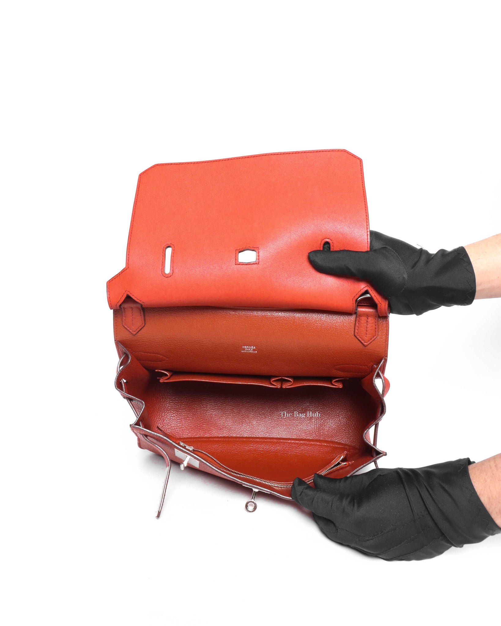 Hermes Rose Tea Swift/Togo Jypsiere 28 Bag-11