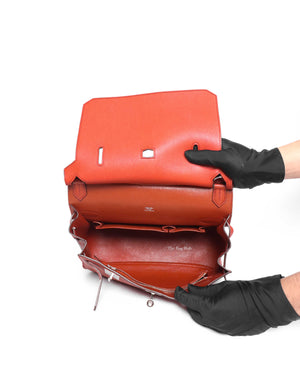 Hermes Rose Tea Swift/Togo Jypsiere 28 Bag-11