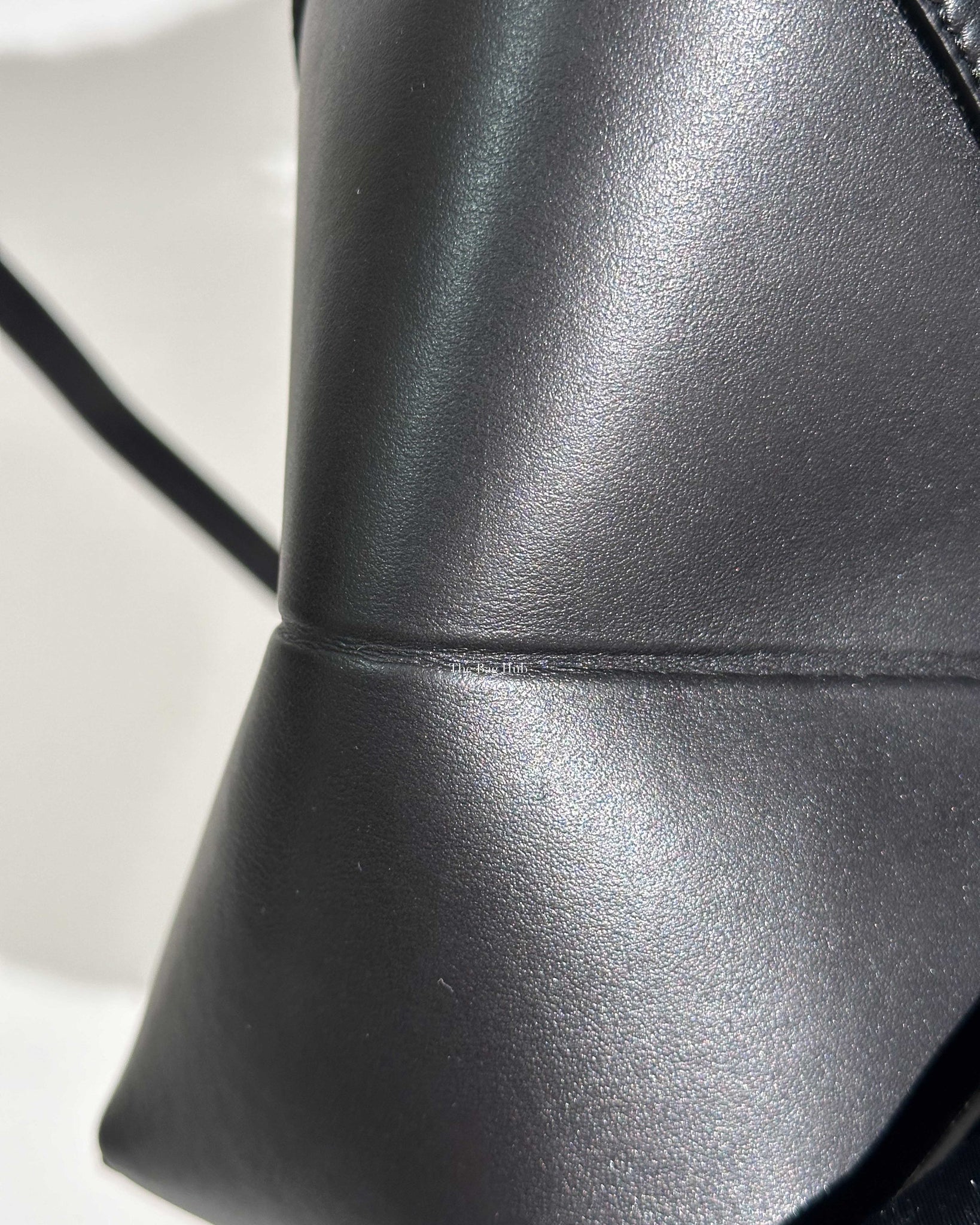 Loewe Black Mini Puzzle Fold Tote Bag-14