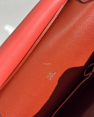 Hermes Rose Tea Swift/Togo Jypsiere 28 Bag-18