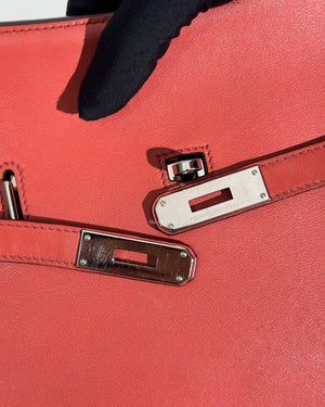 Hermes Rose Tea Swift/Togo Jypsiere 28 Bag-22