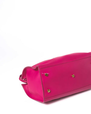 Saint Laurent Fuchsia Small Monogram Cabas Shoulder Bag-7