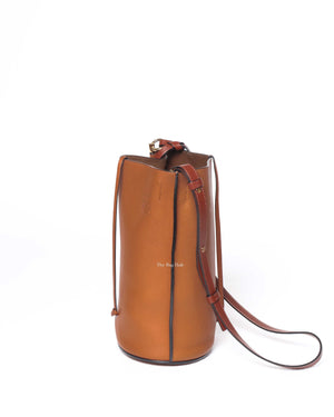 Loewe Light Camel Leather Gate Bucket Bag-5