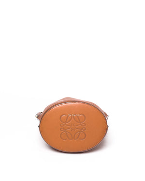 Loewe Light Camel Leather Gate Bucket Bag-6