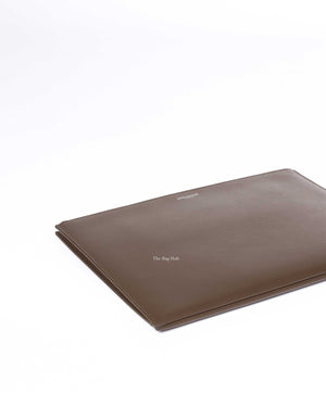 Saint Laurent Brown Leather Clutch-7