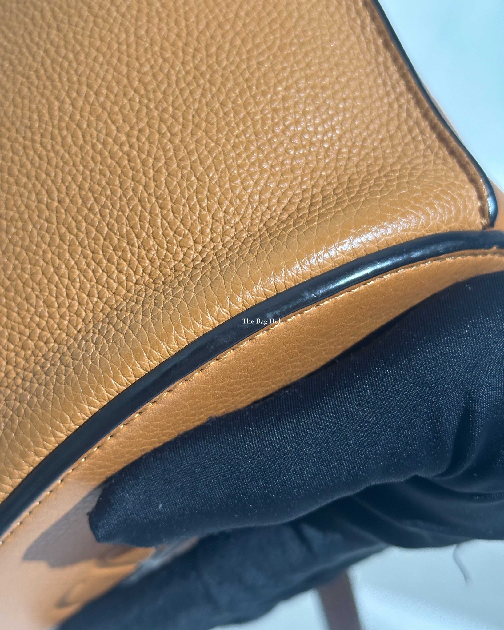 Loewe Light Camel Leather Gate Bucket Bag-13
