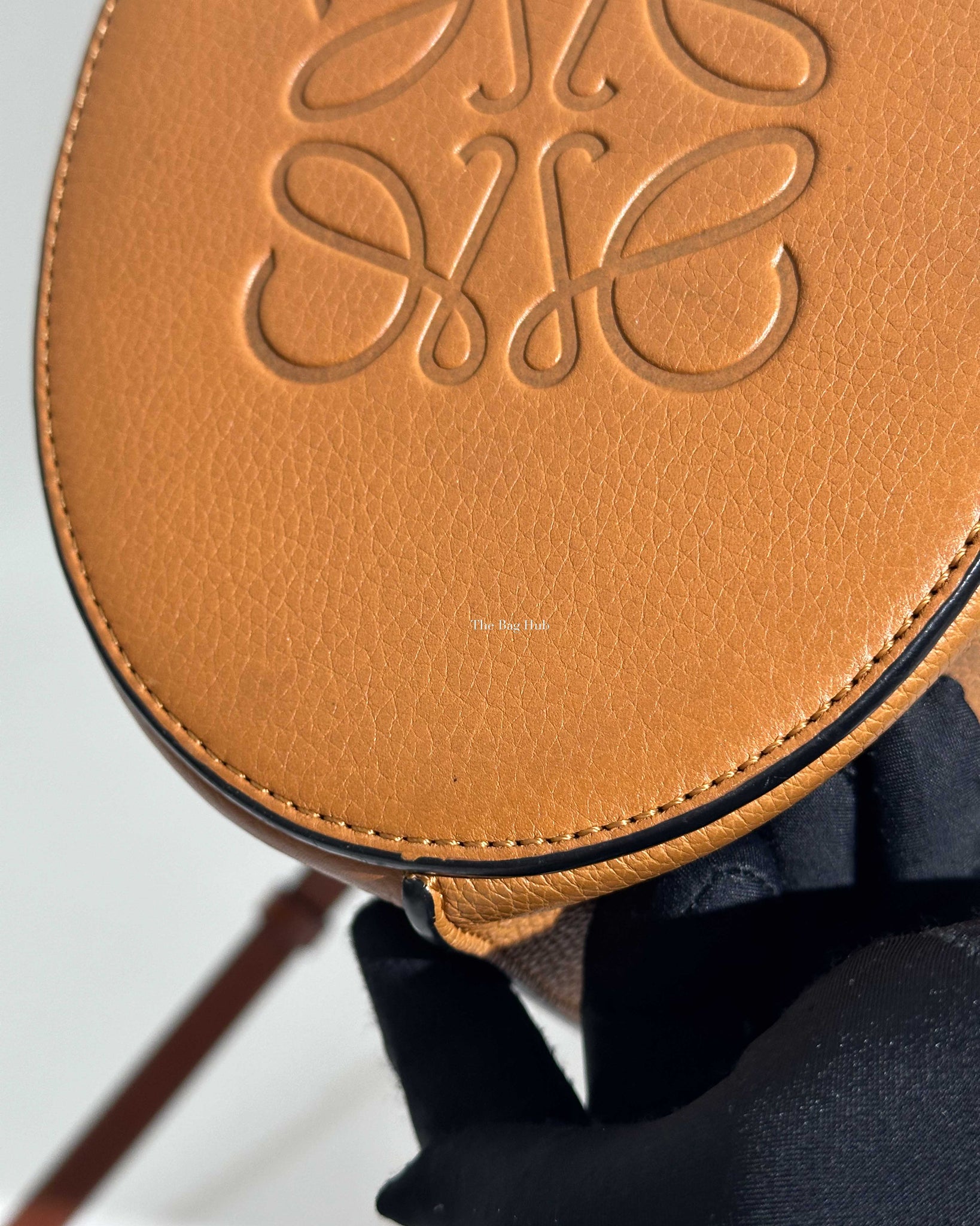 Loewe Light Camel Leather Gate Bucket Bag-21