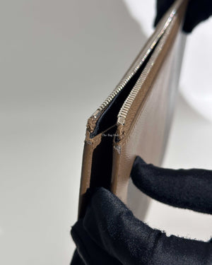 Saint Laurent Brown Leather Clutch-15