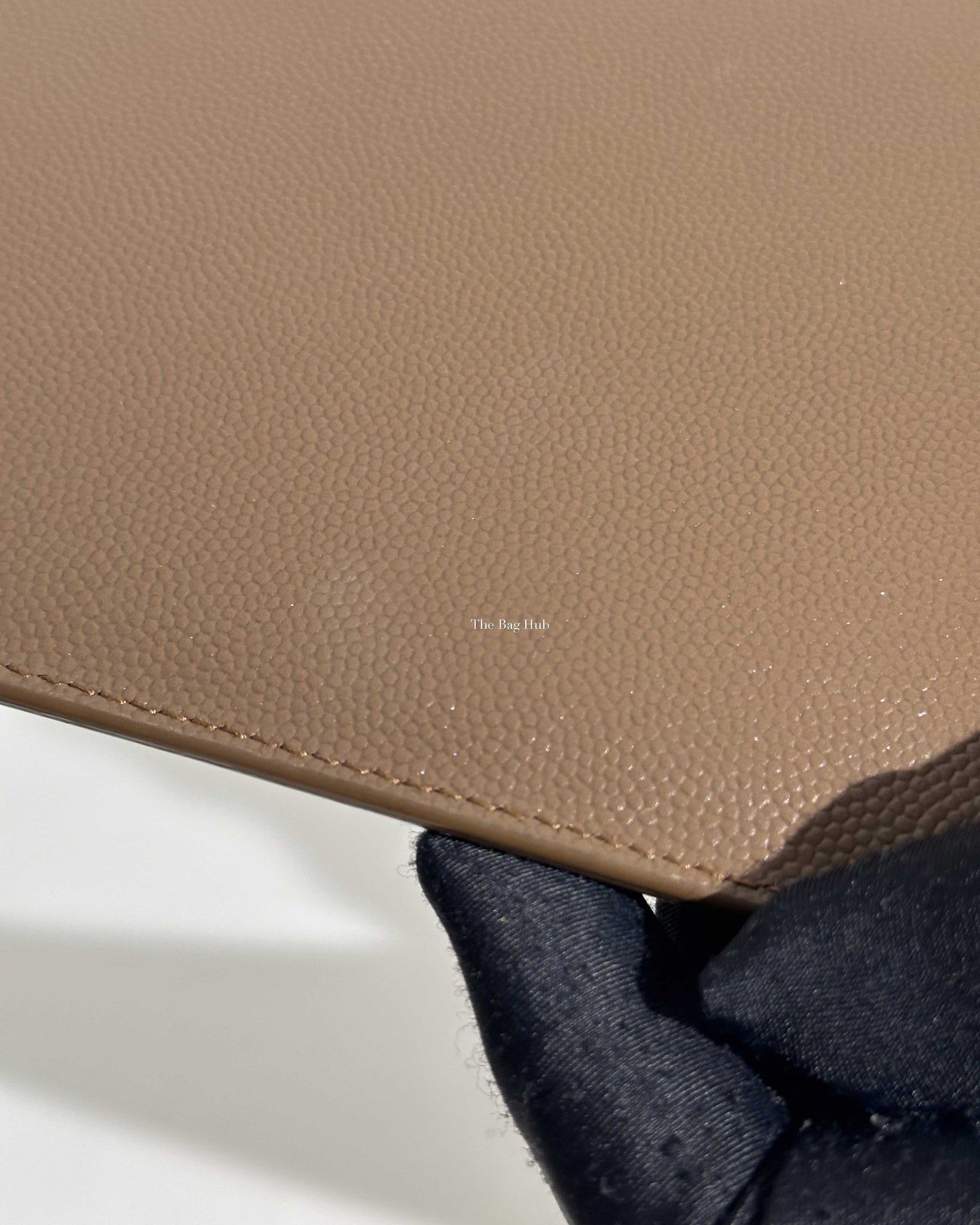 Saint Laurent Brown Leather Clutch-21