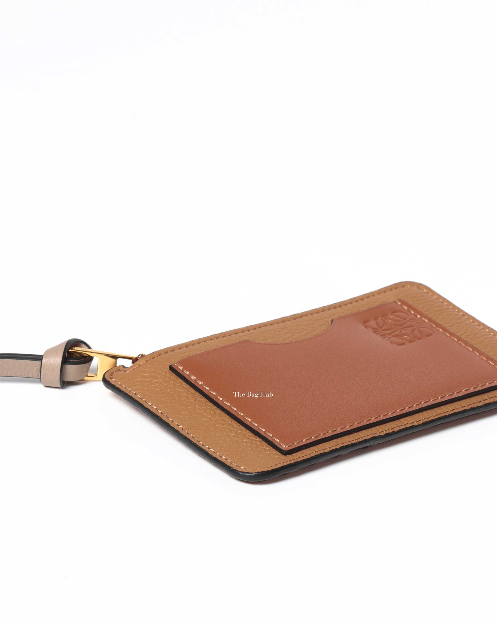Loewe Toffee/Tan Coin Card Holder-7
