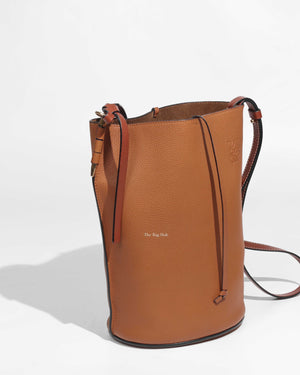 Loewe Light Camel Leather Gate Bucket Bag-1