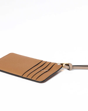 Loewe Toffee/Tan Coin Card Holder-10