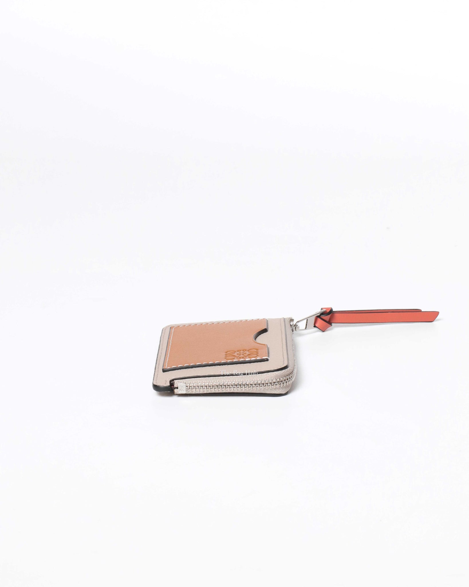Loewe Light Oat/Honey Coin Card Holder-4