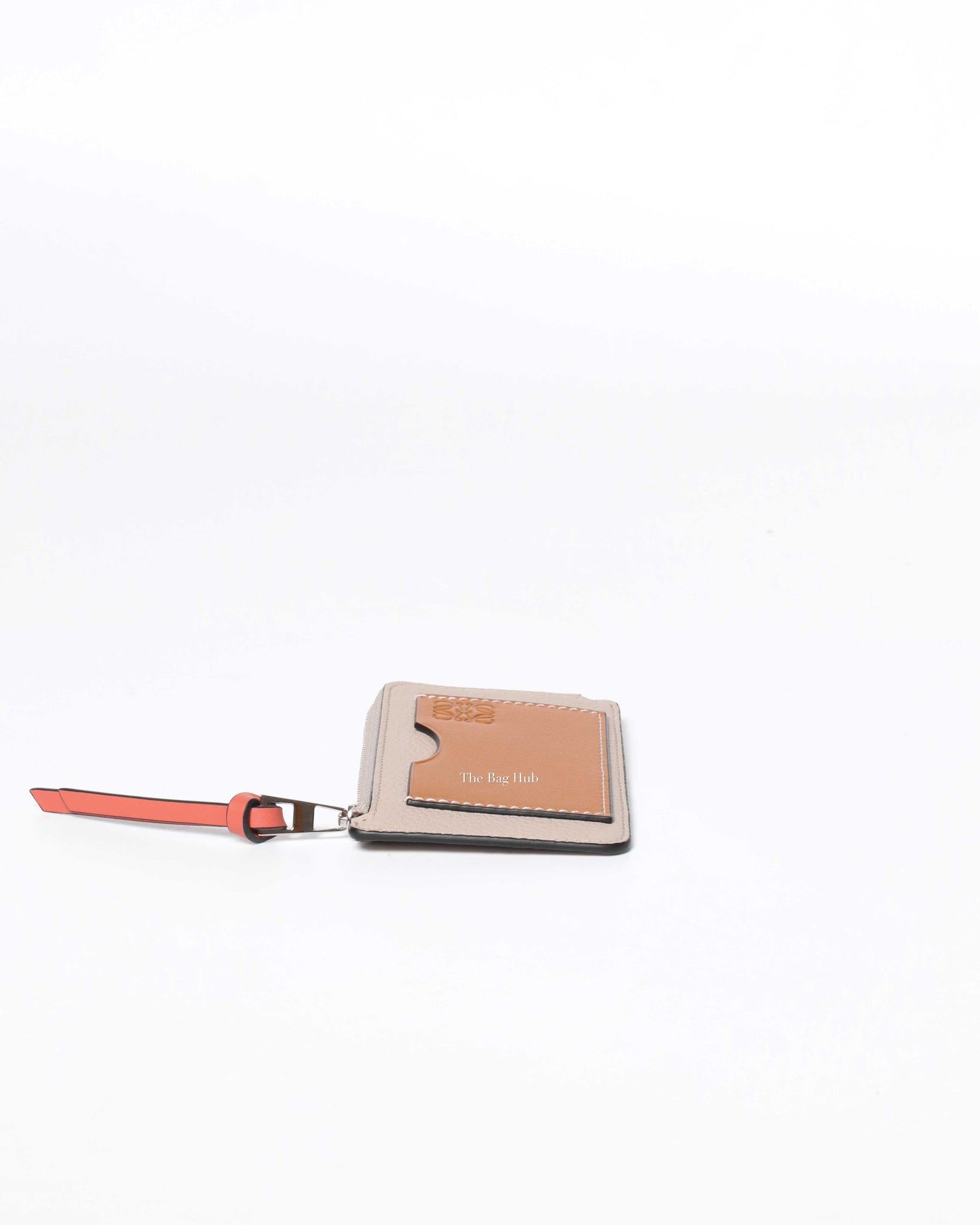 Loewe Light Oat/Honey Coin Card Holder-6