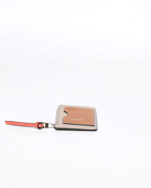 Loewe Light Oat/Honey Coin Card Holder-6