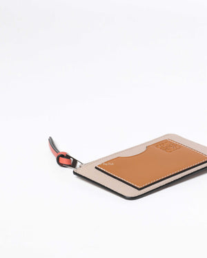 Loewe Light Oat/Honey Coin Card Holder-7