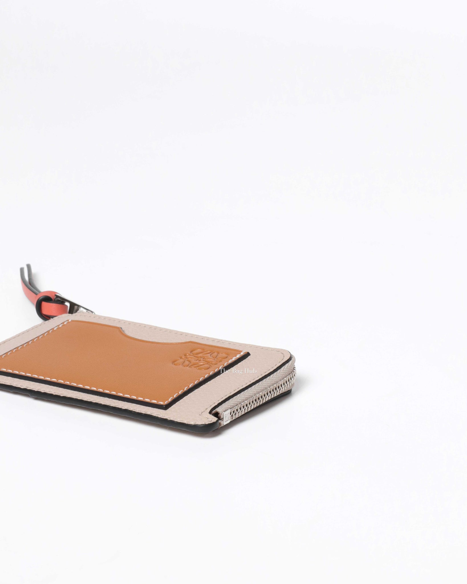 Loewe Light Oat/Honey Coin Card Holder-8
