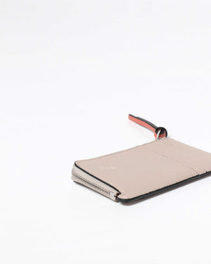 Loewe Light Oat/Honey Coin Card Holder-9