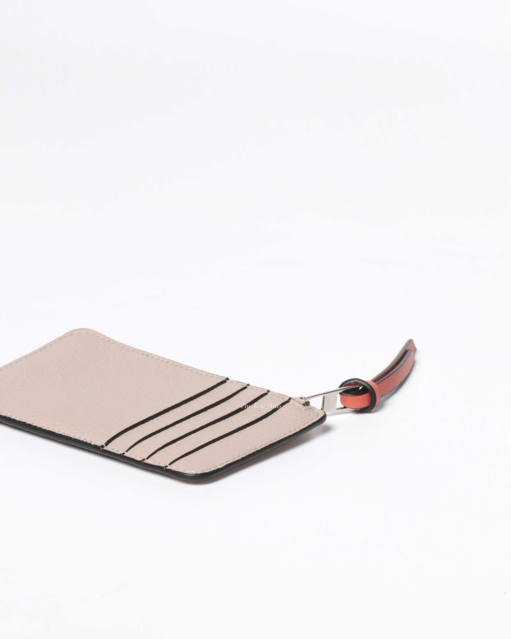 Loewe Light Oat/Honey Coin Card Holder-10
