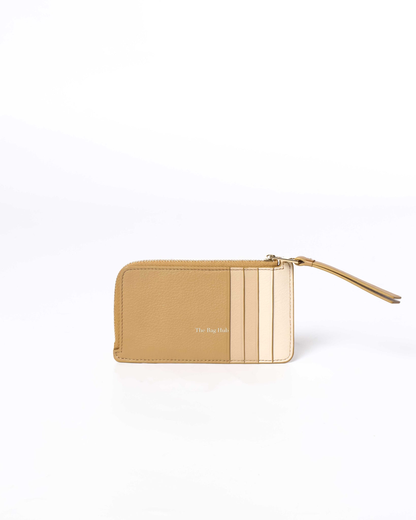 Loewe Angora/Dust Beige/Gold Puzzle Coin Card Holder-3