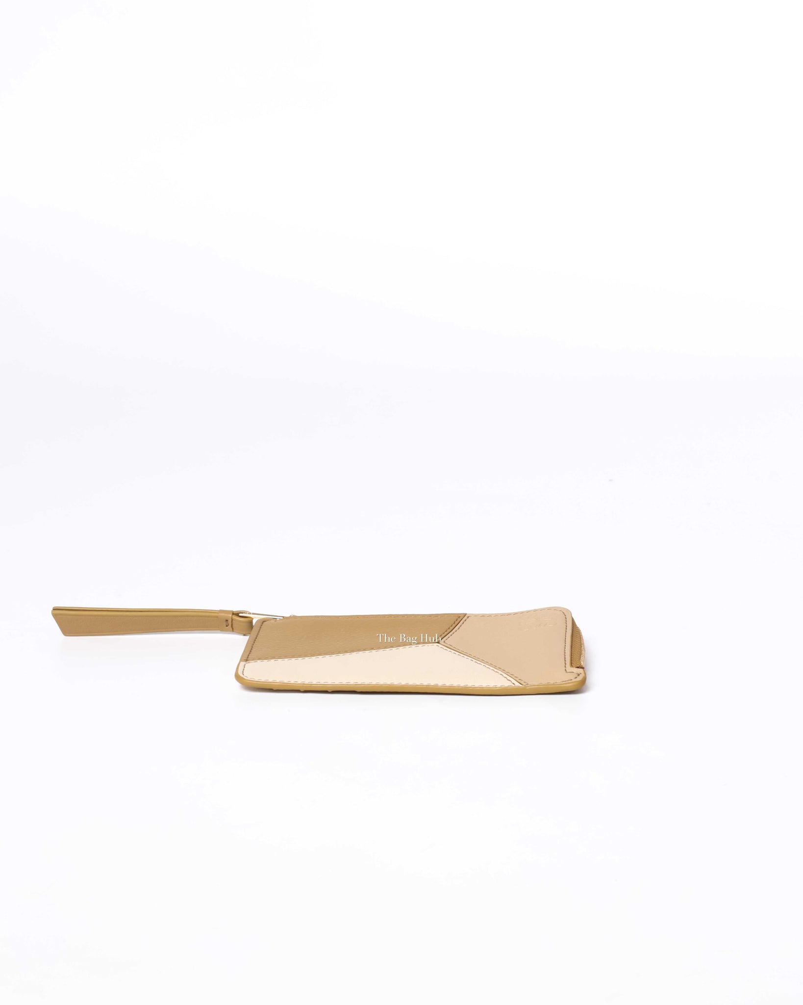 Loewe Angora/Dust Beige/Gold Puzzle Coin Card Holder-6