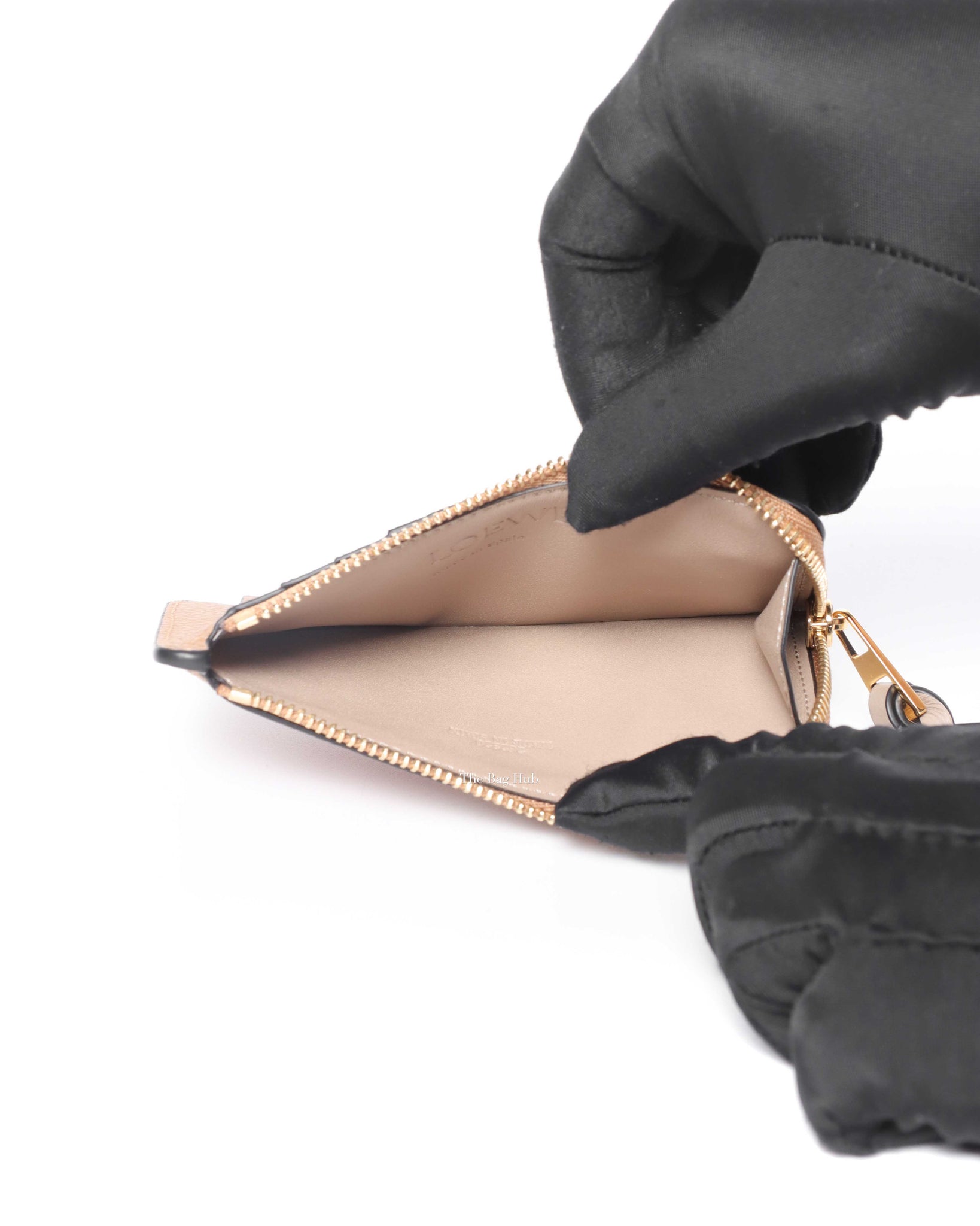 Loewe Toffee/Tan Coin Card Holder-11