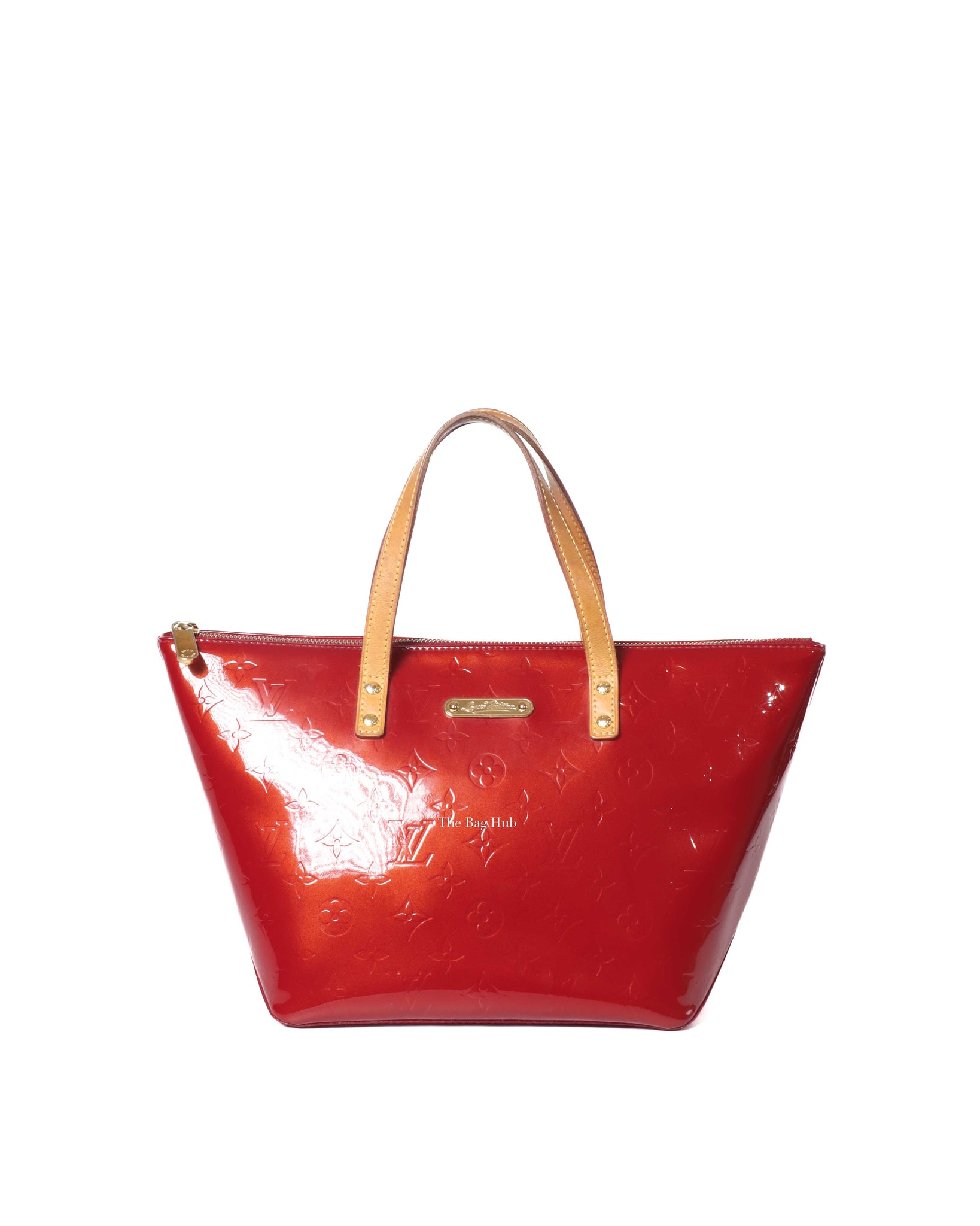 Louis Vuitton Red Monogram Vernis Bellevue PM Bag-2