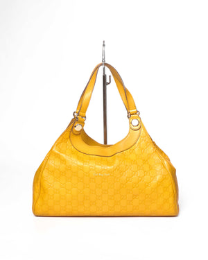 Gucci Yellow Guccissima Leather Charmy Hobo Bag-2