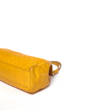 Gucci Yellow Guccissima Leather Charmy Hobo Bag-10